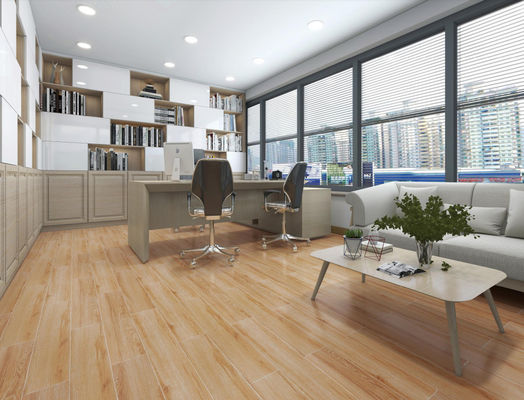 comprar Azulejos de porcelana de madeira mate de 150x900mm em castanho cáqui. fabricação em linha