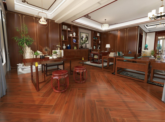comprar Telha anti-bacteriana de Brown Tan Indoor Soft Glazed Floor da tira da porcelana da madeira de Matt Wall Tile 20x100cm fabricação em linha