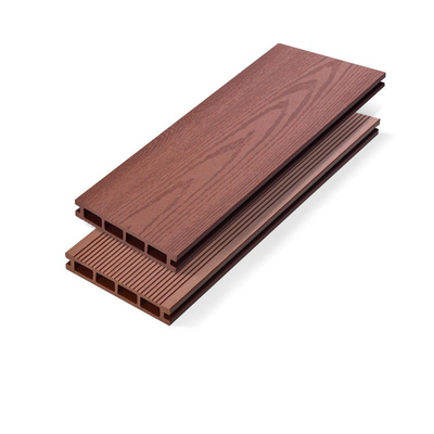 comprar Revestimento plástico de madeira à prova de fogo Co exterior - painel circular expulso 140x25mm do balcão da passagem do furo fabricação em linha