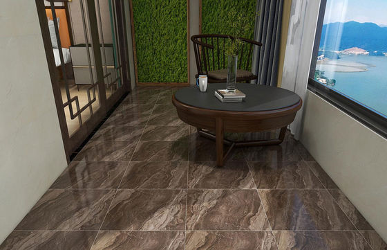 comprar Azulejo cerâmico rústico fosco 400x400mm marrom para piso e parede interna fabricação em linha