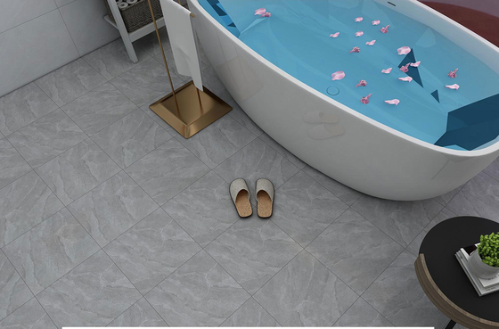 comprar Chapa de chão cinza Chapas rústicas de cerâmica para sala de estar e durável 40x40cm Chapa de vidro Matt para banheiro fabricação em linha