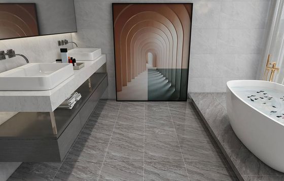 comprar Firebrick 400x400mm vidrado dentro Matt Cerâmica azulejos rústicos para sala de estar e azulejos de piso elegante para sala de jantar fabricação em linha