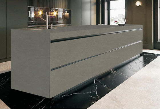 comprar Laje de Pedra Sinterizada Cinza Nublado 1600x3200x12mm Antiderrapante fabricação em linha