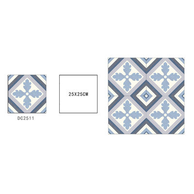 comprar Chapa rústica de cerâmica cinza-branca 250x250 mm para piso interior fabricação em linha