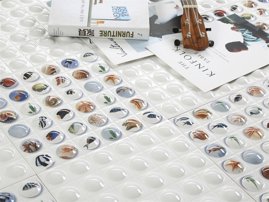comprar Azulejo rústico cerâmico branco de 300x300mm para piso interno fabricação em linha