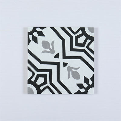 comprar Azulejo Cerâmico Rústico 20x20cm para Piso Interno Preto Cinza Branco fabricação em linha