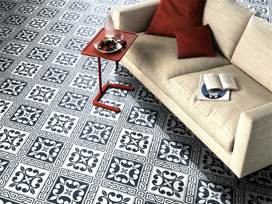 comprar Azulejo rústico cerâmico preto e cinza 20x20cm para banheiro e cozinha fabricação em linha