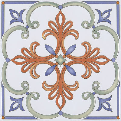 comprar Azulejo Rústico Cerâmico Branco e Vermelho 20x20cm Antiderrapante fabricação em linha