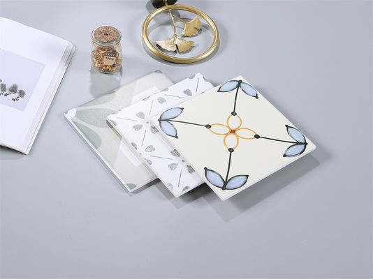 comprar Telhas cerâmicas rústicas de 20x20cm de cor bege e azul para paredes interiores fabricação em linha