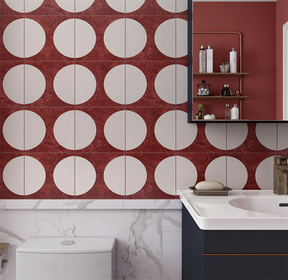 comprar Telha rústica cerâmica vermelha bege 20x20cm para banheiro sala de estar fabricação em linha