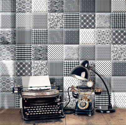 comprar Resistência ao desgaste Centro-Prominente 152x152mm Telas de parede de cerâmica para decoração de fundo de sala e bar fabricação em linha