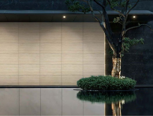 comprar Chapas de porcelana antiga amarelo claro fosco 600x1200mm fabricação em linha