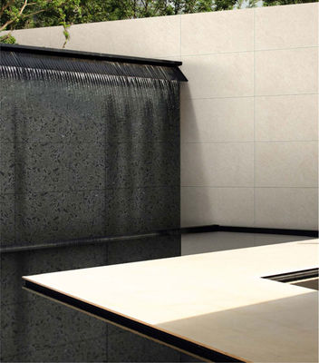 comprar Chapa de porcelana semi-polida preta 600x1200mm mate para paredes exteriores fabricação em linha