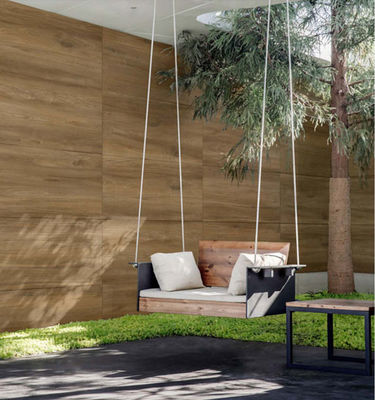 comprar Carvalho de madeira castanho claro grão fosco antiquário de pedra para o exterior 600x1200mm fabricação em linha