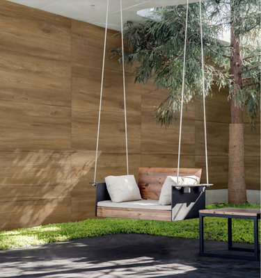 comprar Grão de madeira marrom escuro acabamento antiquado mate de parede de porcelana de curatina para sala de estar 600x1200mm fabricação em linha