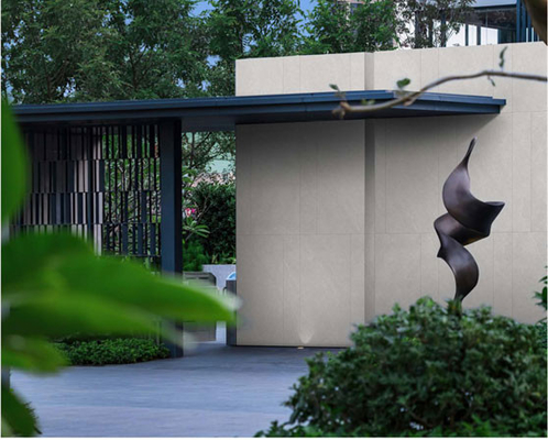 comprar Pedra de areia cinza claro exteriores parede cortina grossa telha para edifício 600x1200mm fabricação em linha