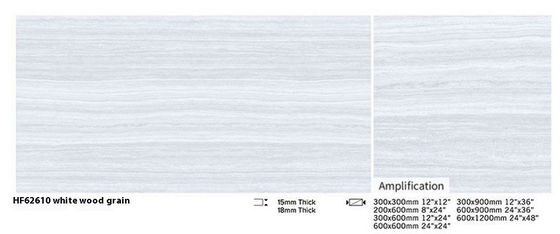 comprar Chapa de pavimentação de madeira cinza de grãos de argila 600x1200mm Resistente a ácidos ao ar livre fabricação em linha