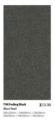 comprar Ladrilho de pavimento porcelânico antiderrapante preto amarelo 300x300mm 600x1200mm fabricação em linha