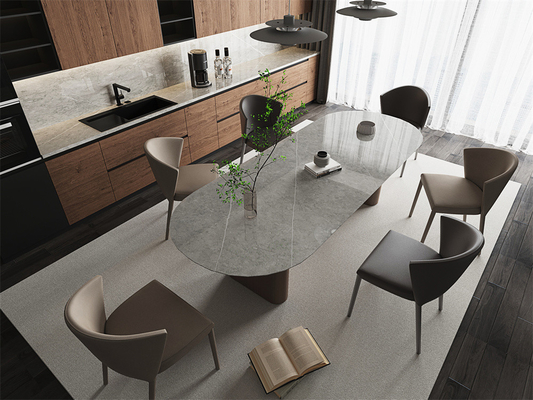 comprar Chapas de pedra sinterizadas cinza 1420x2700 mm para apartamento e quarto fabricação em linha