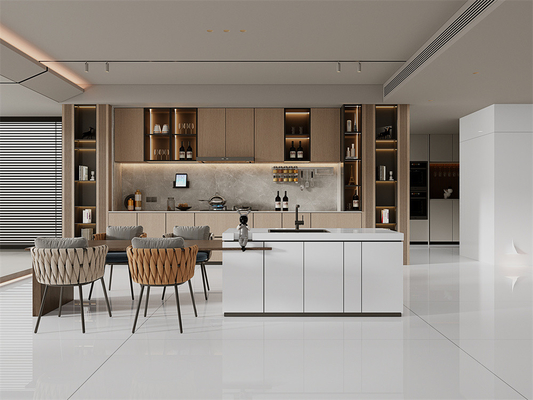 comprar Exquisito piso interno moderno 1420x2700mm Lâmina de pedra sinterizada branca polida para reconstrução e varanda fabricação em linha