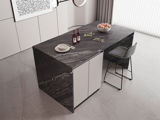 comprar Laje de pedra sinterizada cinza antiderrapante de 1420x2700mm para piso interno fabricação em linha