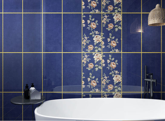 comprar Chapas de parede de cerâmica revestidas de ouro antibacteriana 300x600mm fabricação em linha