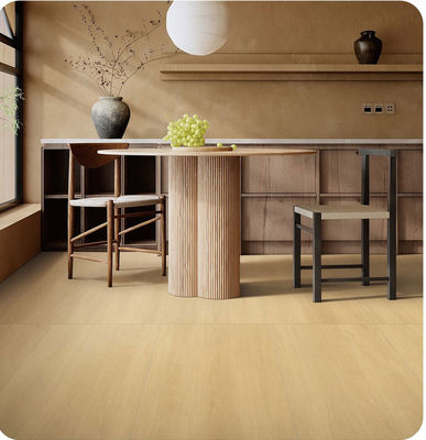 comprar Azulejo de porcelana de madeira castanho claro 600x1200mm Grau AAA fabricação em linha