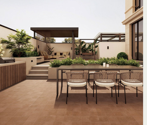 comprar Chapas de cerâmica ecológicas de piso exterior castanho para reconstrução 24