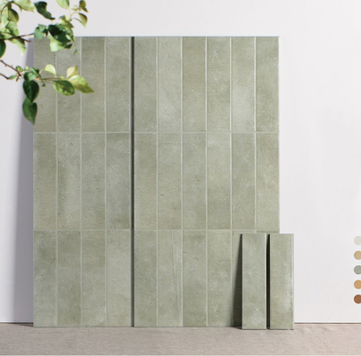 comprar Telhas modernas de verde claro e telhas de parede retrô de cerâmica de 16 