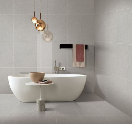 comprar Azulejo cerâmico esmaltado cinza claro 400x800mm, Classe AAA fabricação em linha