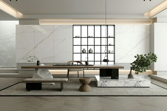 comprar Azulejo de porcelana esmaltada polida 900x1800mm 0,5% WA para piso interno fabricação em linha