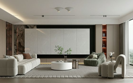 comprar Azulejo de porcelana esmaltada polida cinza 900x1800mm 0,5% A.A. fabricação em linha