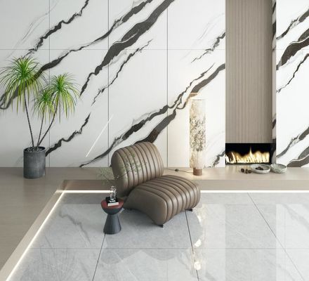 comprar Azulejo de porcelana esmaltada polida Carrara White 900x1800mm Antiderrapante fabricação em linha