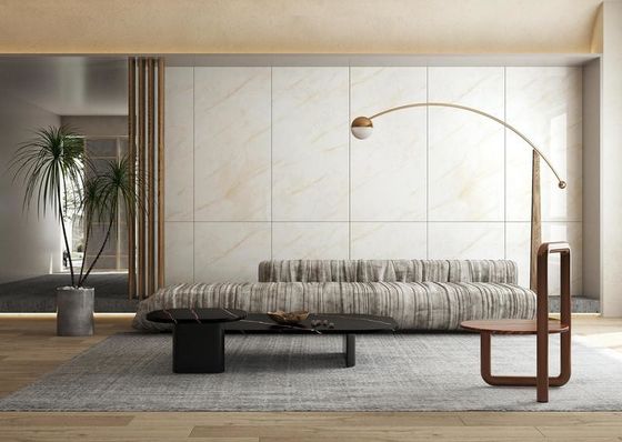 comprar Chapa de porcelana polida e vidrada de amarelo claro 900x1800mm fabricação em linha