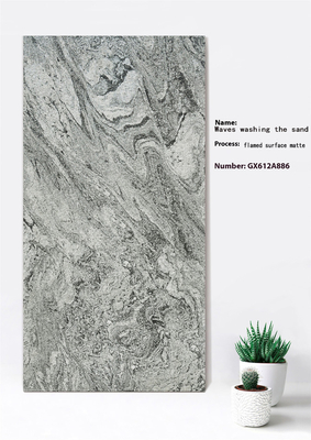 comprar 60x120cm Superfície em Chama Parede de Cortina cinza fosco Telhas Espessas Para Balcão ISO9001 Resistência a Ácidos fabricação em linha