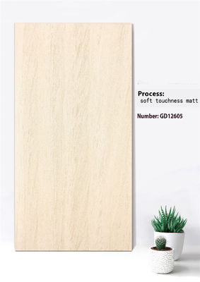 comprar Ladrilho de pedra para exterior antiderrapante Bege Argila 600x1200mm fabricação em linha