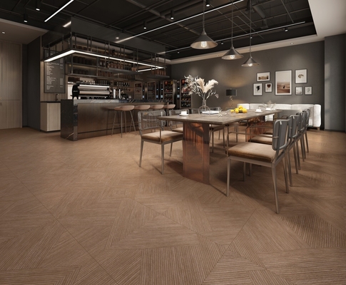 comprar Chapas de porcelana de madeira marrom de grau AAA 600x1200mm fabricação em linha