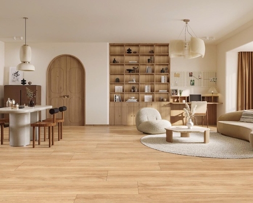 comprar 300x1800mm resistentes à água Ligas de porcelana de madeira amarelo castanho para sala de estar e quarto fabricação em linha