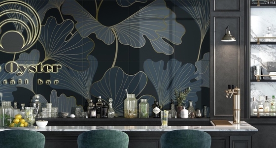 comprar Resistente ao desgaste impressionante verde amarelo 400x1200mm Matt porcelana vidrado azulejos para varanda fabricação em linha