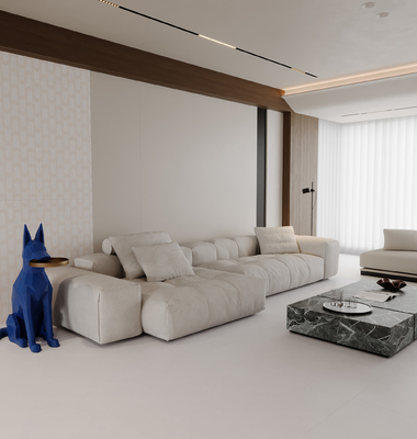 comprar Peças de porcelana vidradas de 600x1200mm para varanda e peças resistentes ao desgaste para cozinha fabricação em linha