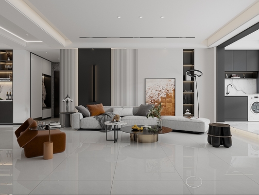 comprar Blocos de azulejo cinza claro e decorativos 800x800mm azulejos de porcelana polida para sala de jantar fabricação em linha