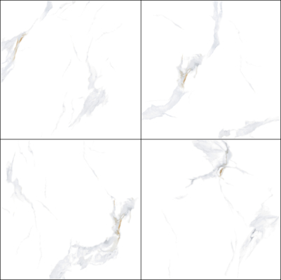 comprar Azulejo de porcelana esmaltada polida Carrara White 800x800mm antiderrapante fabricação em linha