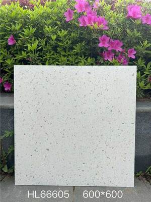 comprar Azulejos de cerâmica terrazzo bege 600x600mm deslumbrantes e elegantes para chão interior para sala de jantar fabricação em linha
