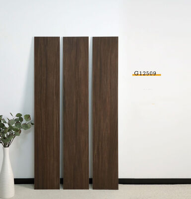 comprar Azulejos de Porcelana para Interior Marrom Elegante 200x1200mm para Quarto e Sala de Jantar fabricação em linha