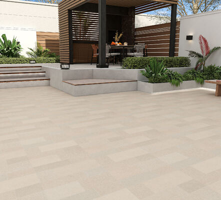 comprar Azulejo de cerâmica para piso externo, resistente ao desgaste, 600x600mm, amarelo claro, retrô, para terraço e piscina fabricação em linha