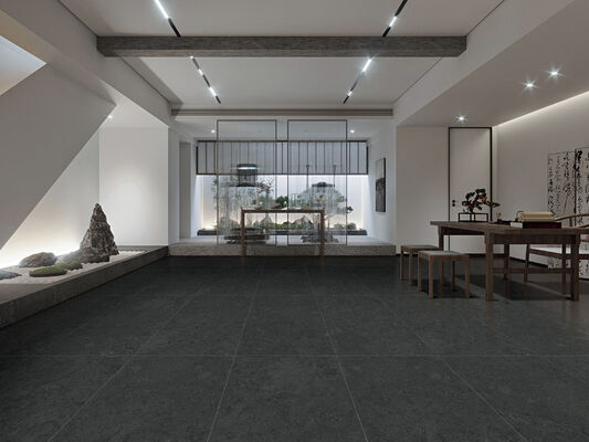 comprar Impressionante preto 600x1200mm Matt com superfície de porcelana moldado para apartamento e edifício fabricação em linha