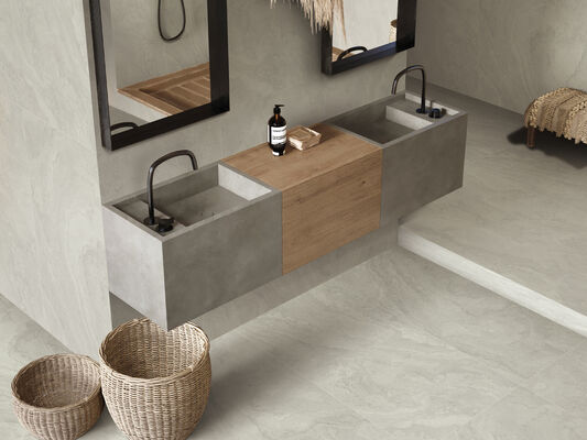 comprar Eco-amigável e elegante bege 600x1200mm Matt com azulejos de porcelana de superfície de molde para construção e projeto fabricação em linha