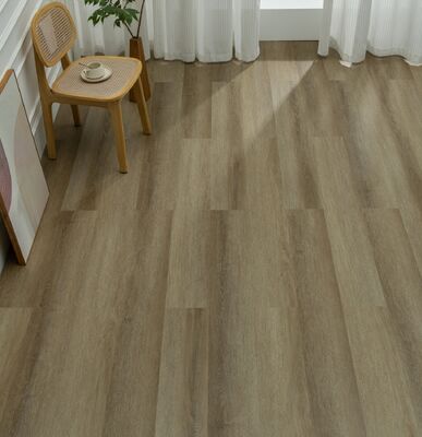 Comprar Impermeável e à prova de umidade Marrom 1220x180mm Piso interior SPC piso revestimento UV espessura 5mm padrão de madeira para edifícios e escritórios fabricação em linha