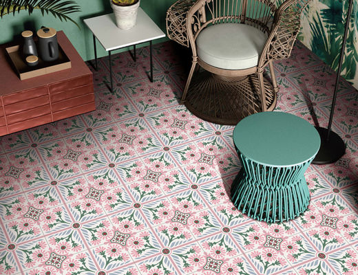 comprar Cozinha decorativa do banheiro do azulejo de ISO13006 20x20cm, telha de assoalho da parede de 8.5mm fabricação em linha