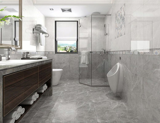 comprar 300x600 mm azulejos de parede interior de vidro cinza para banheiro fabricação em linha